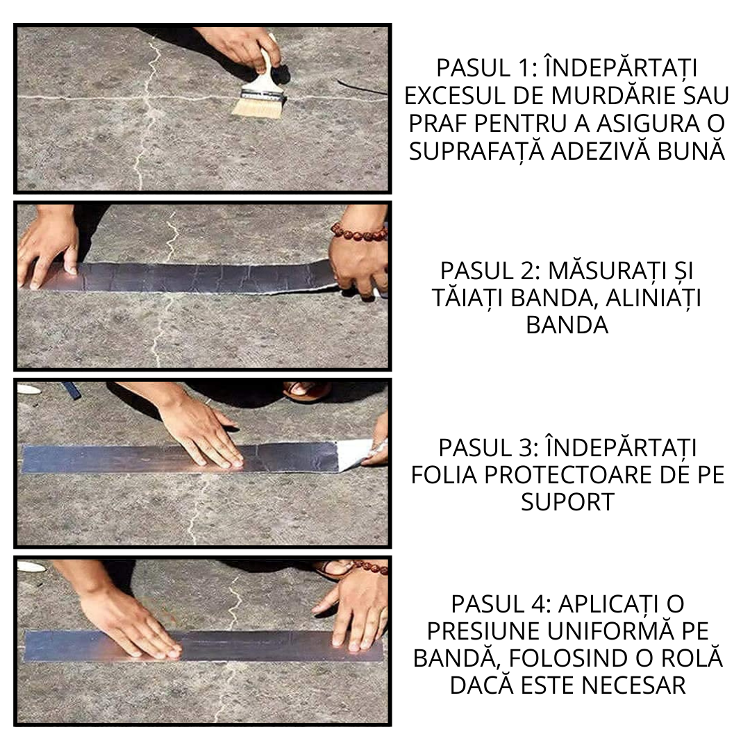 Bandă pentru crăpături, scurgeri și infiltrații (1+1 GRATIS)