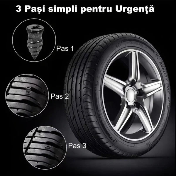 Cuie de etanșare rapidă pentru repararea anvelopelor