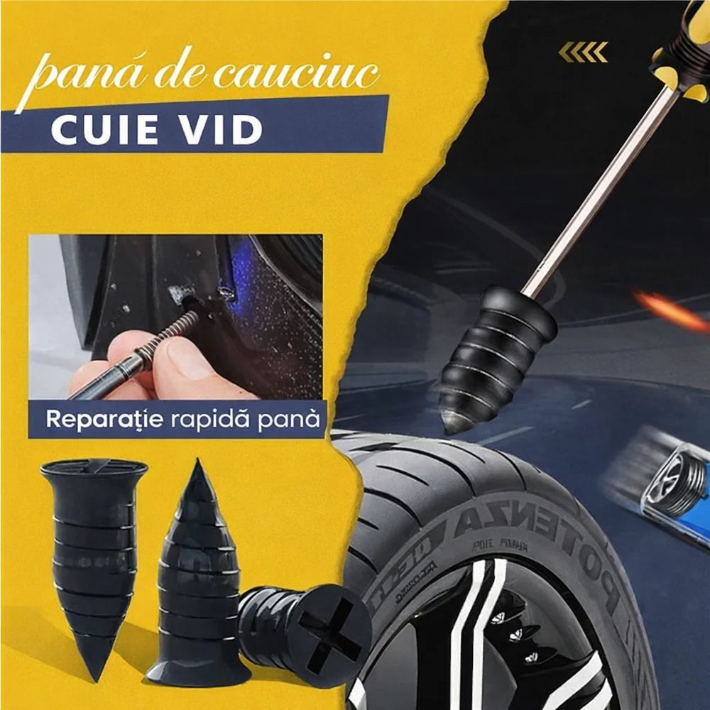 Cuie de etanșare rapidă pentru repararea anvelopelor