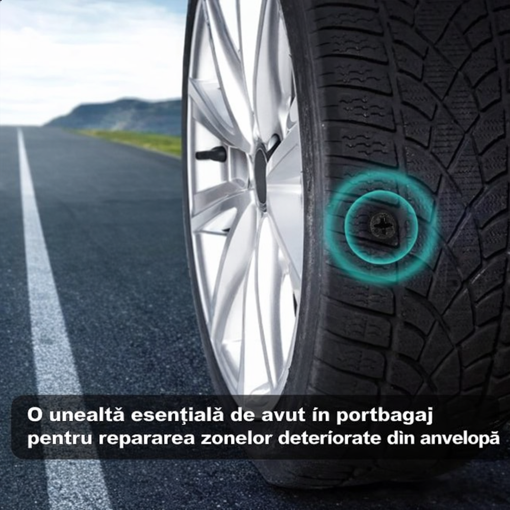 Cuie de etanșare rapidă pentru repararea anvelopelor