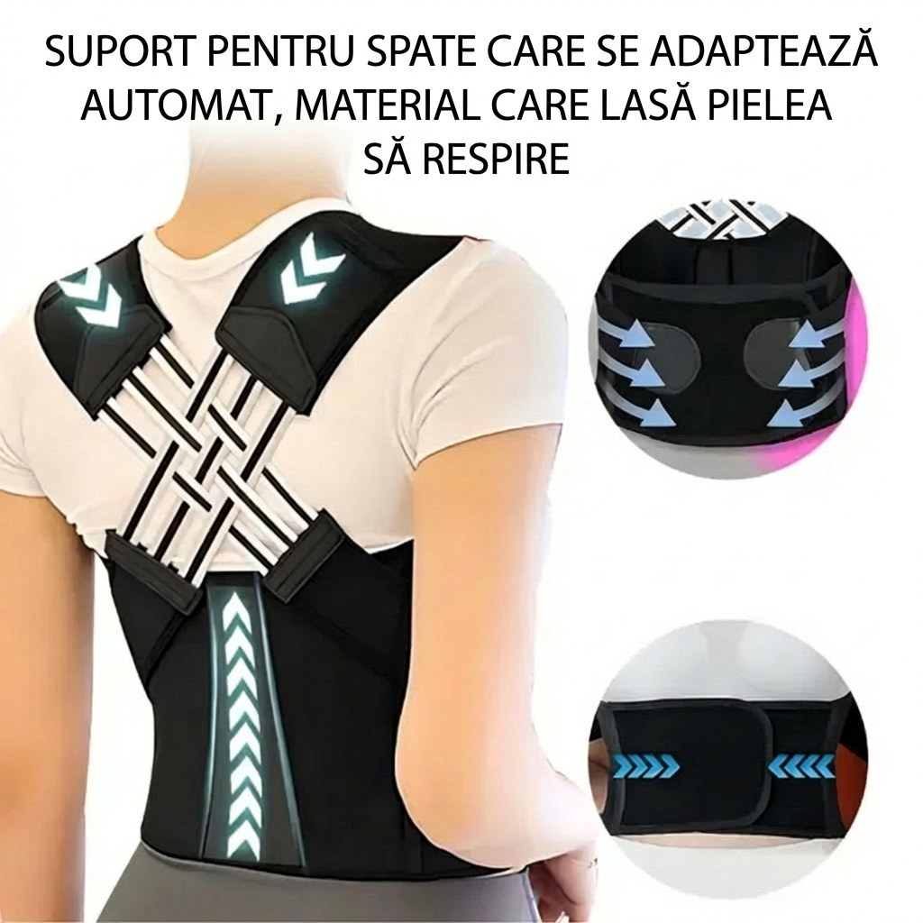 Spate Drept™ – Corector de Postură Premium