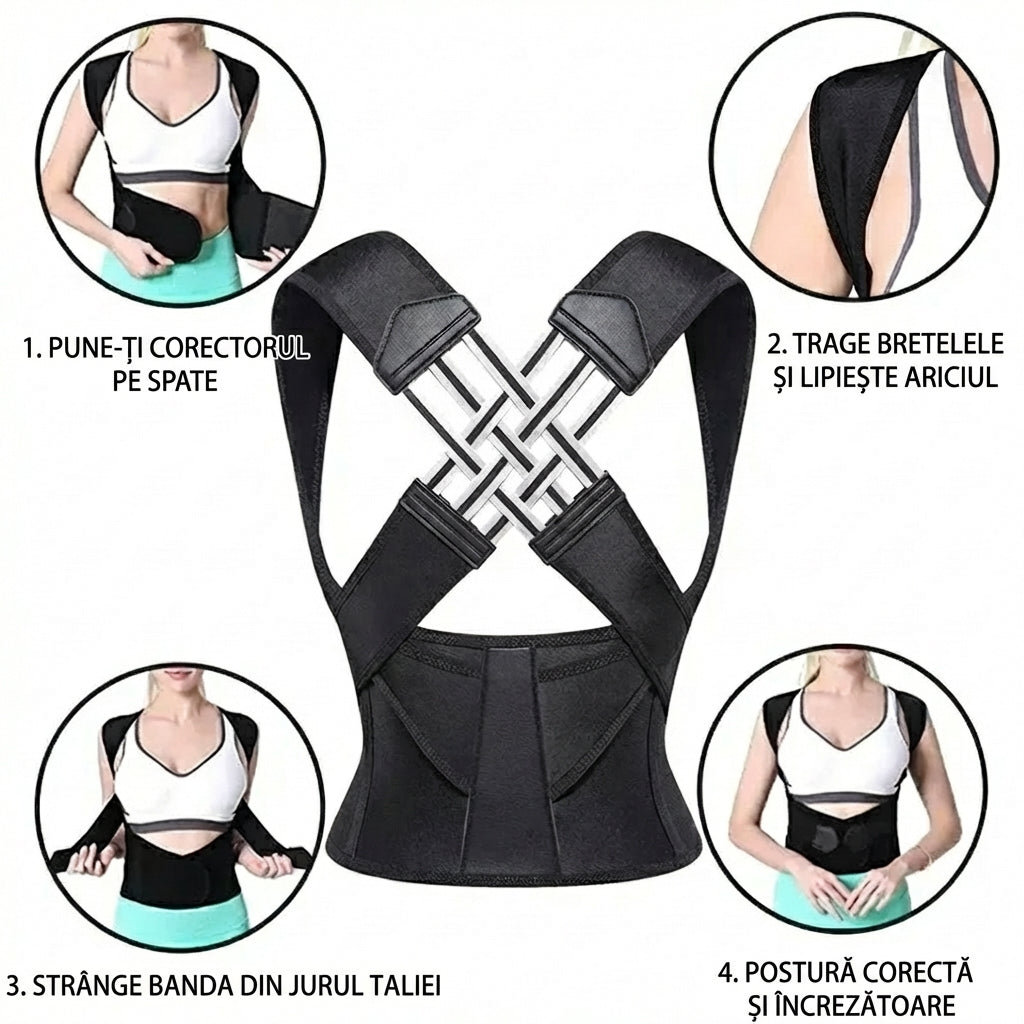 Spate Drept™ – Corector de Postură Premium