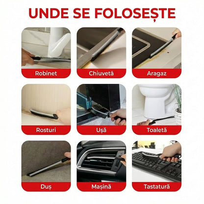 Perie Magică pentru Curățenie Zone Înguste 2+1 GRATIS®
