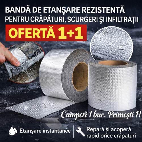 Bandă pentru crăpături, scurgeri și infiltrații (1+1 GRATIS)