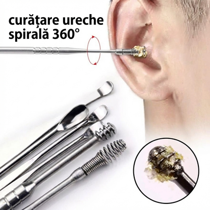 KIT curățare urechi în siguranță 1+1 GRATIS